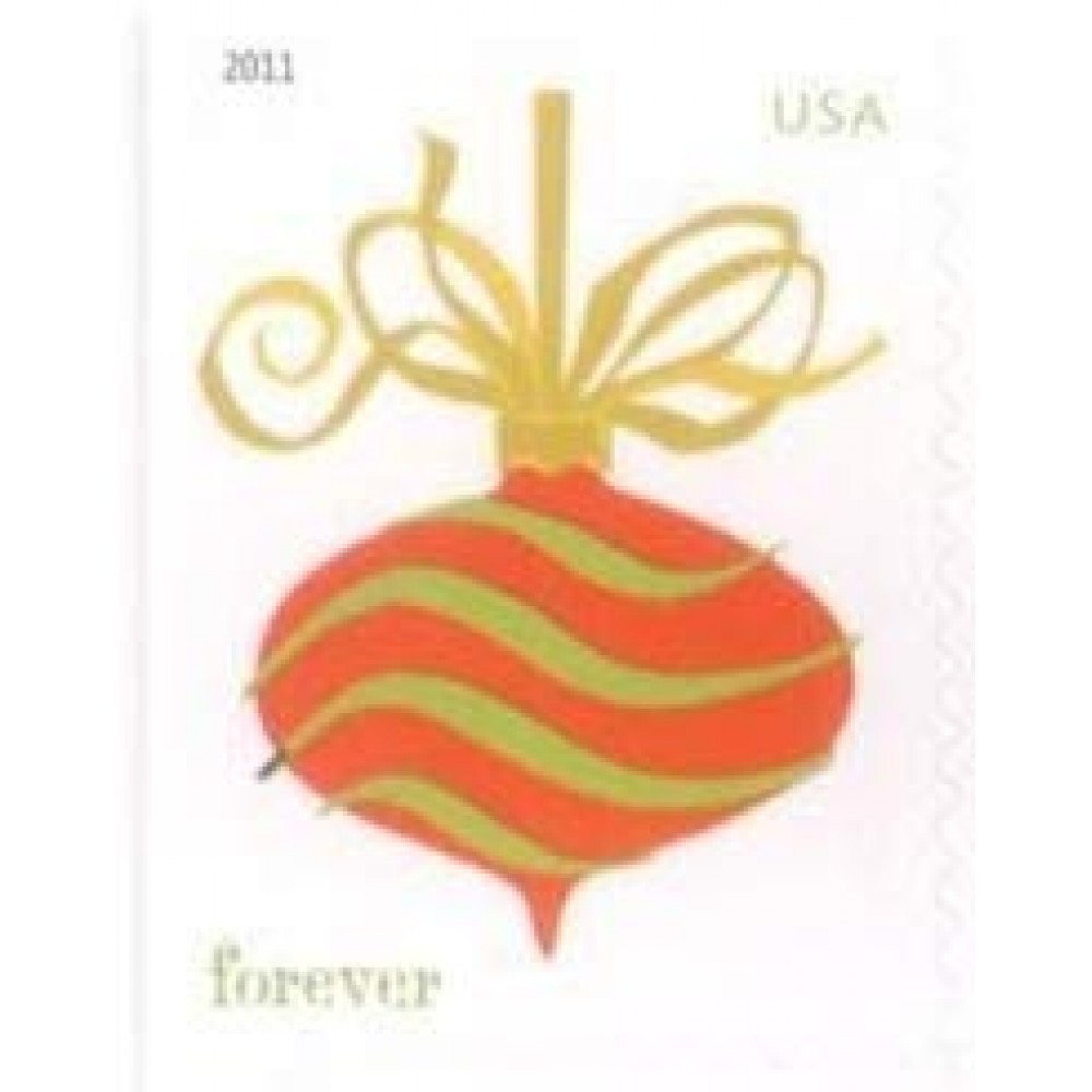 2011 US Holiday Baubles Forever Stamps Booklet of 20
