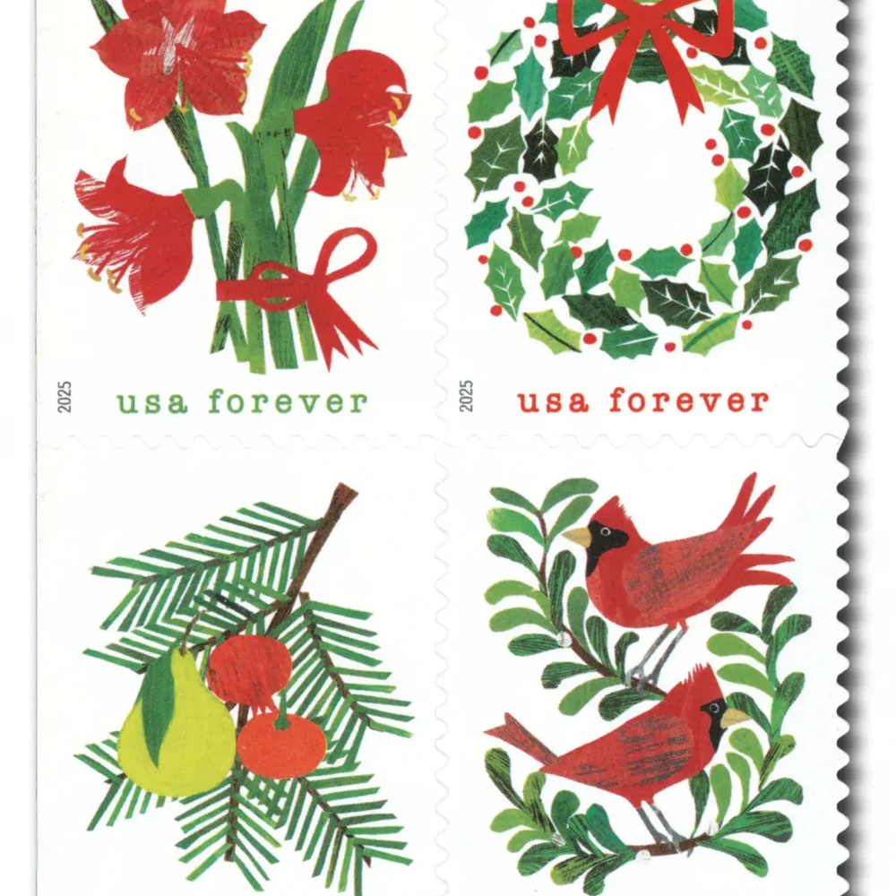 (2025) Holiday Cheer Stamps, Book of 20
