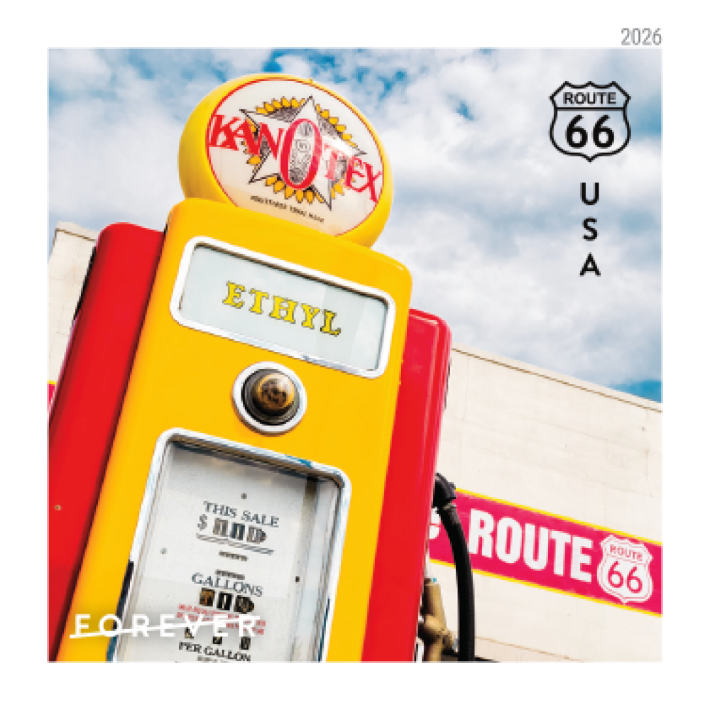 (2026) Route 66 Forever Stamps, Sheet of 16