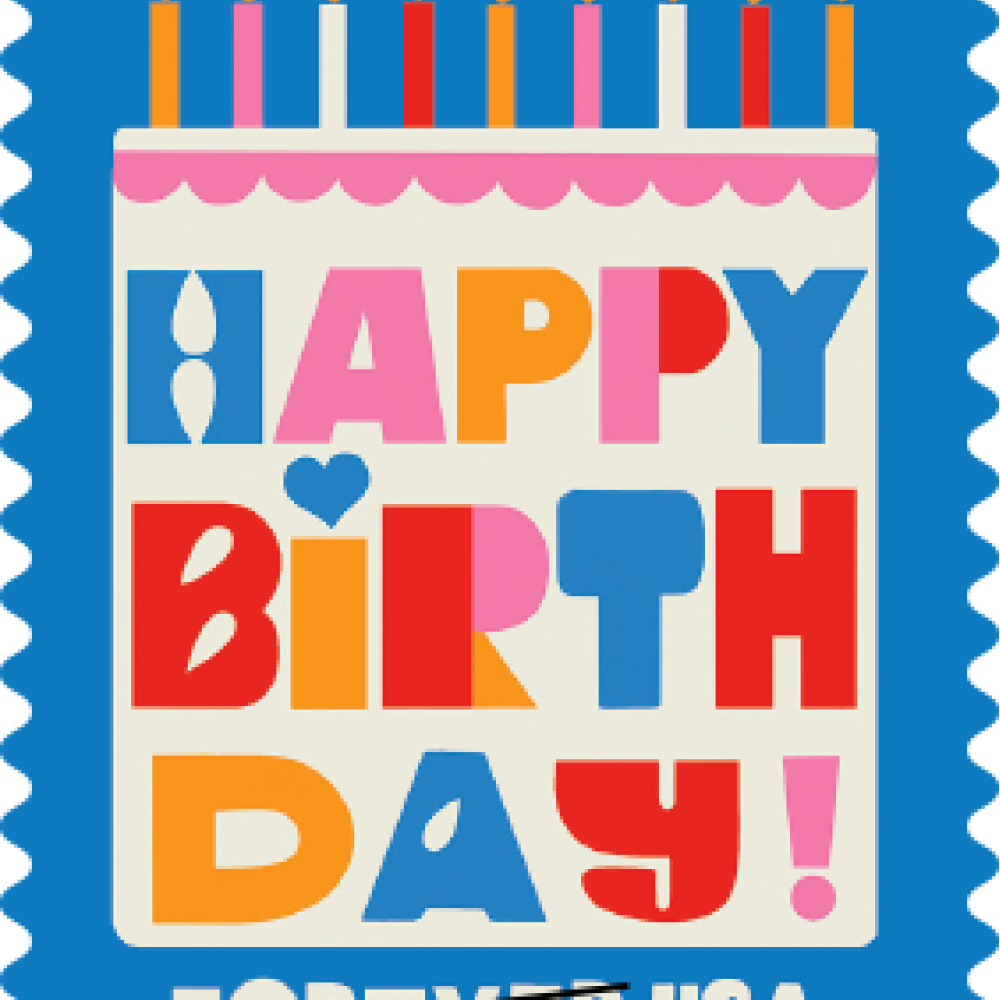 (2026) Happy Birthday Forever Stamps, Sheet of 20