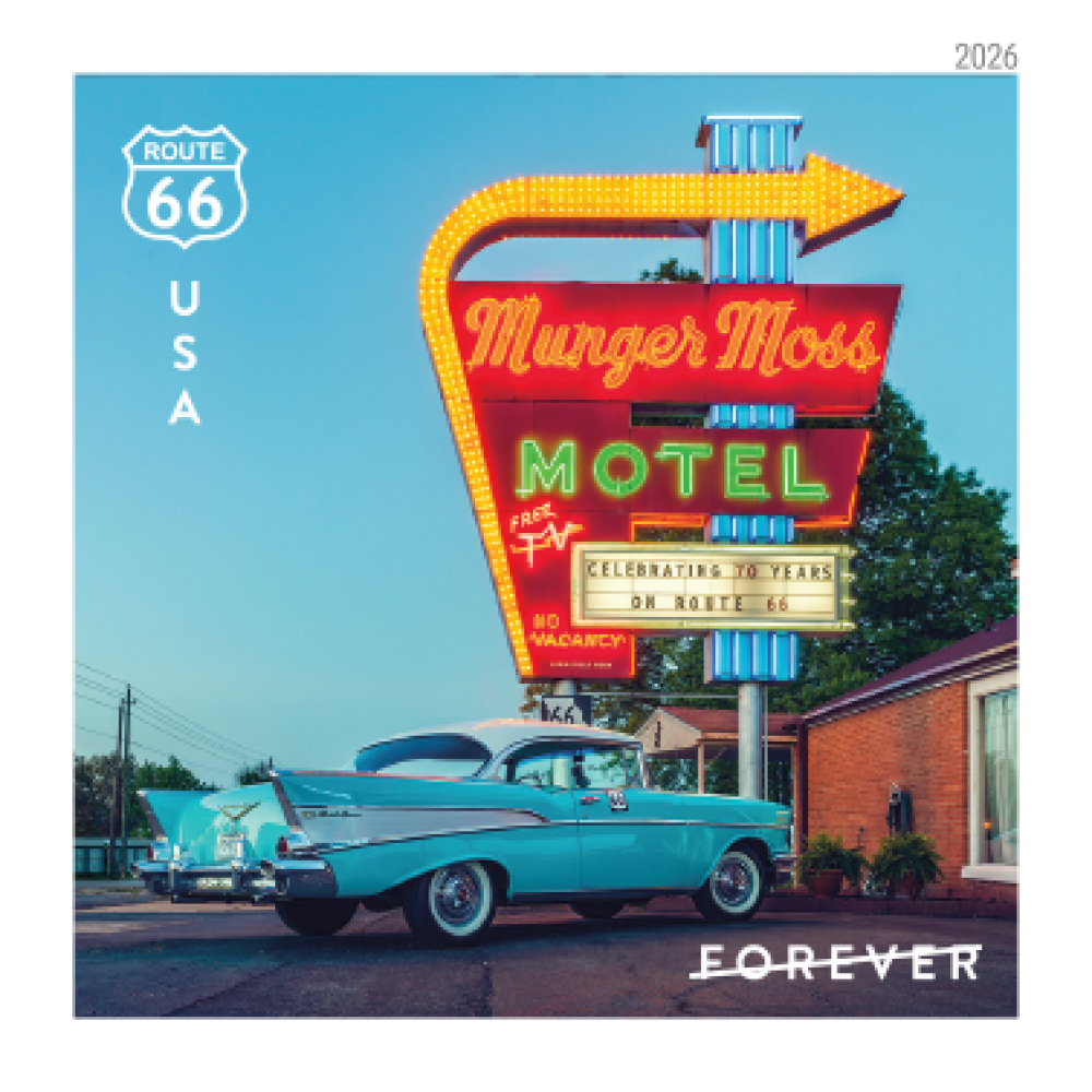 (2026) Route 66 Forever Stamps, Sheet of 16