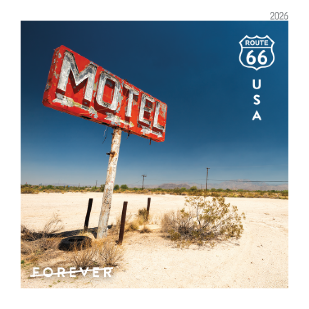 (2026) Route 66 Forever Stamps, Sheet of 16