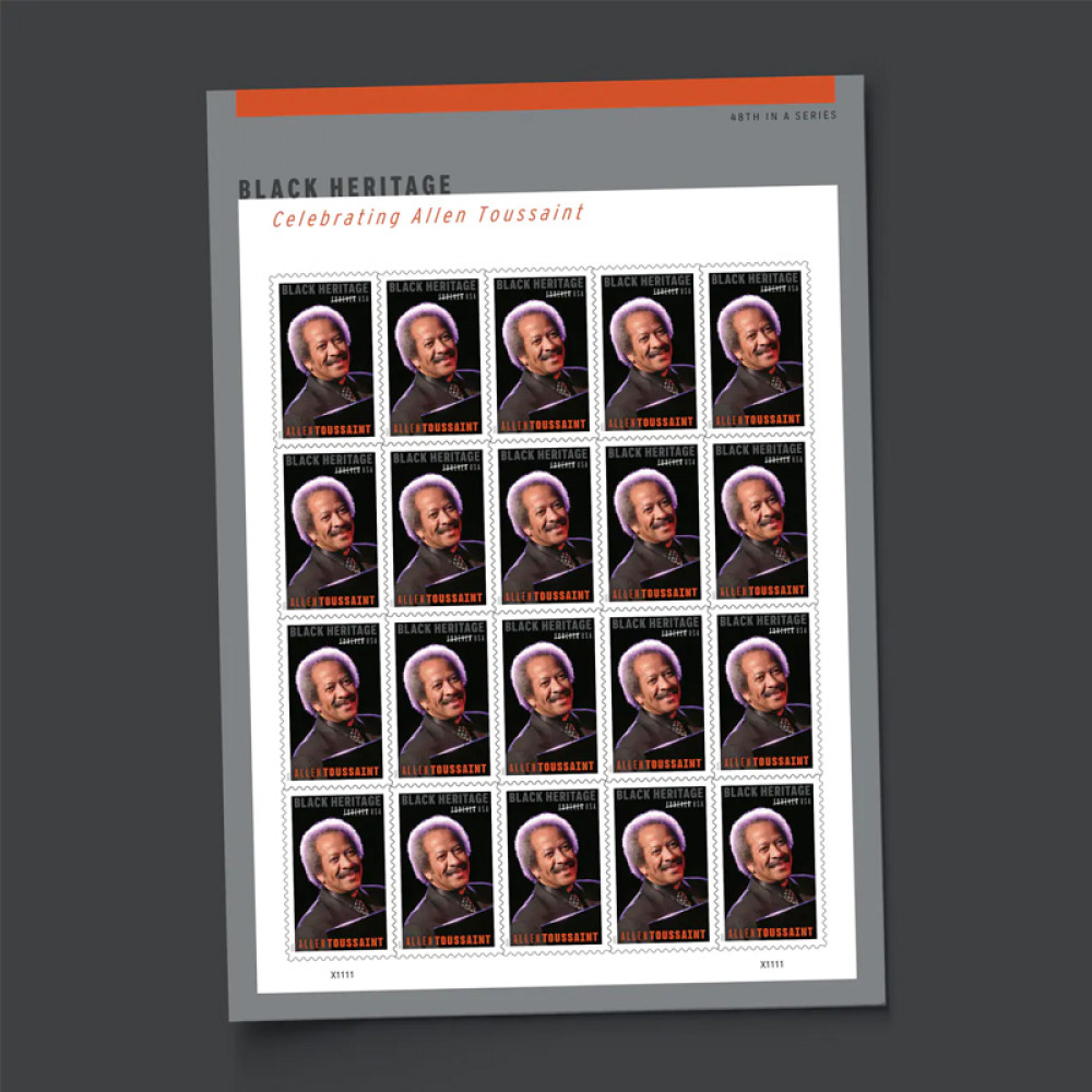 2025 Allen Toussaint Forever Stamps, Sheet of 20