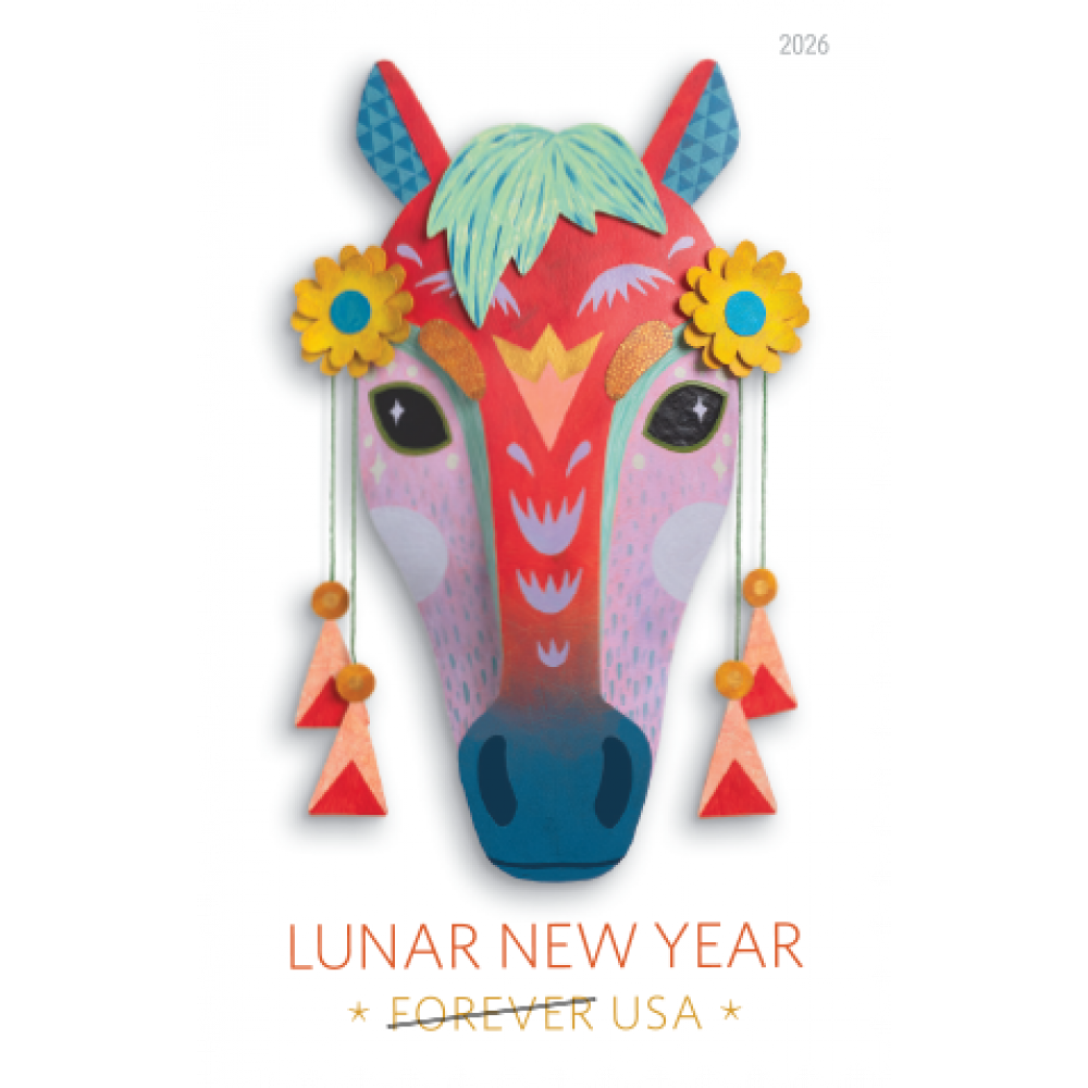 (2026) Lunar New Year: Year of the Horse Stamps, Sheet of 20